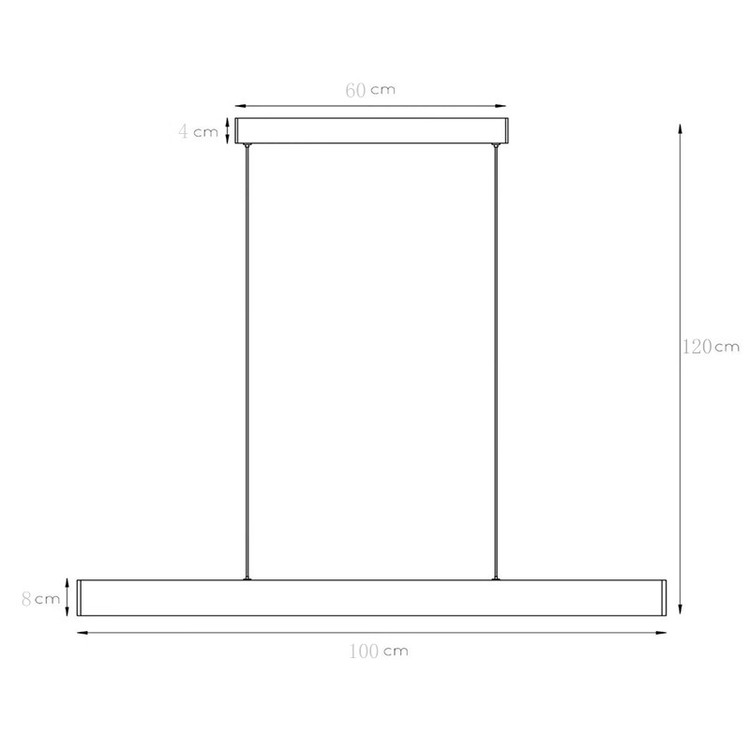 چراغ آویز ام کی لایتینگ مدل لاینر مدرن کد LH100