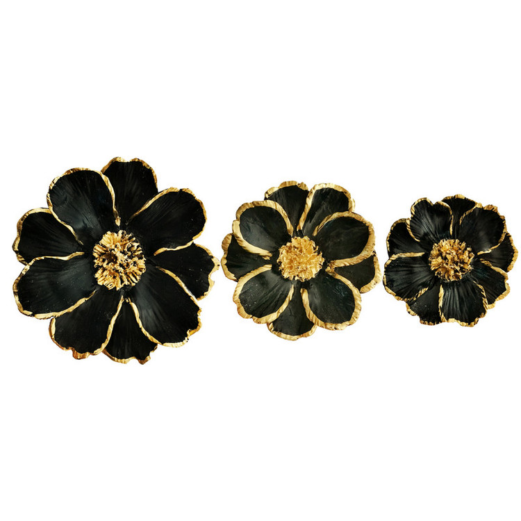 دیوارکوب مدل گل مجموعه سه عددی