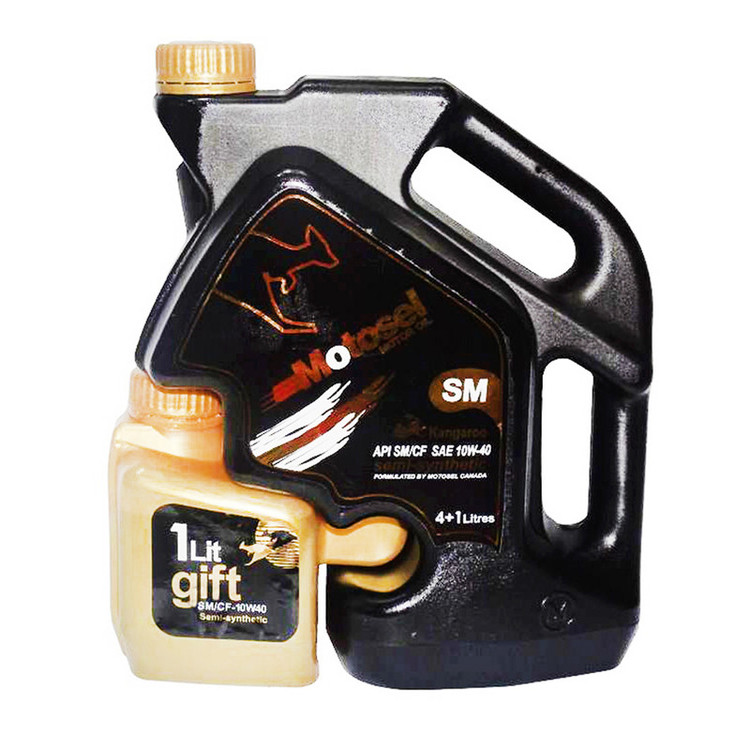 روغن موتور خودرو موتوسل مدل SM 10W40 کانگورو حجم 5 لیتر