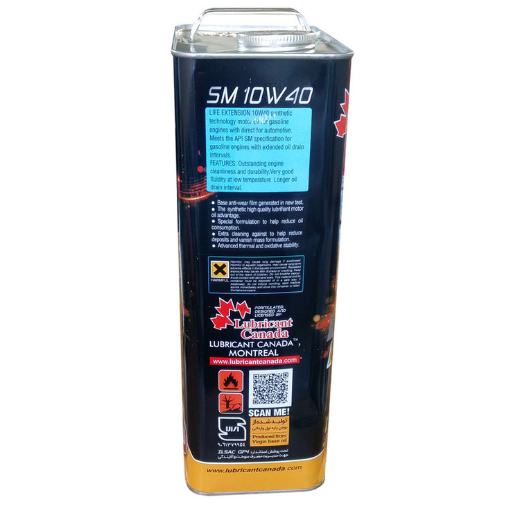 روغن موتور لوبریفنت کانادا مدل Best Quality SM 10W40 حجم 5 لیتر
